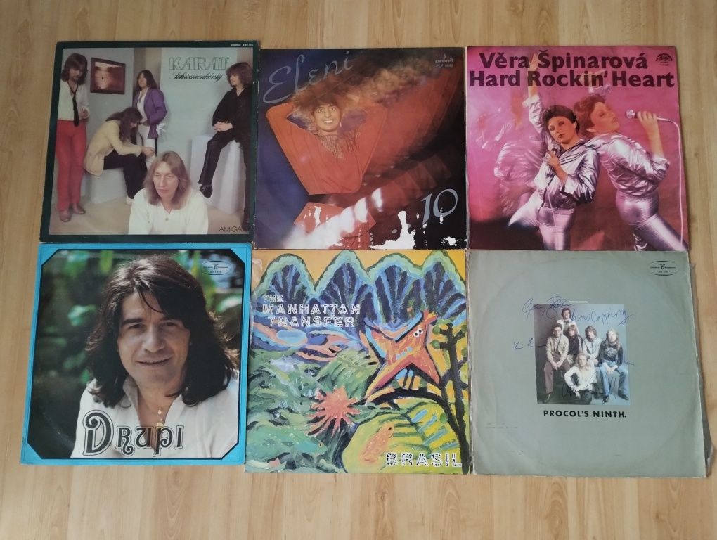 50 płyt winylowych muzyka Polska, Angielska, Czeska, Rosyjska