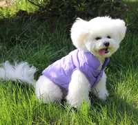 Двошарова тепла куртка для собак з флісовою підкладкою XL