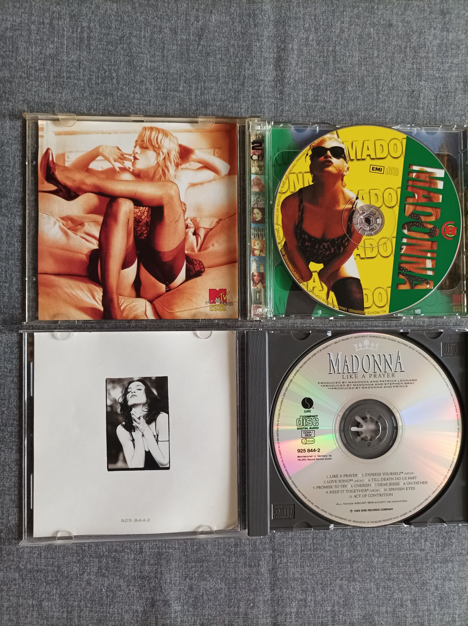 16- Madonna - Platinum Hits MTV HISTORY 2000 , Like a Prayer- 3 x CD