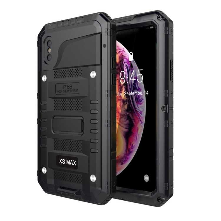 Pancerne etui z osłoną ekranu PET do iPhone XS Max