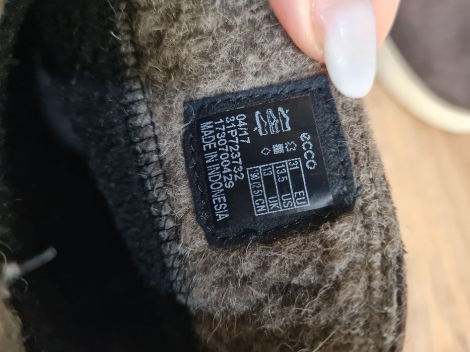 Зимние  ботинки сапоги Ecco р.31