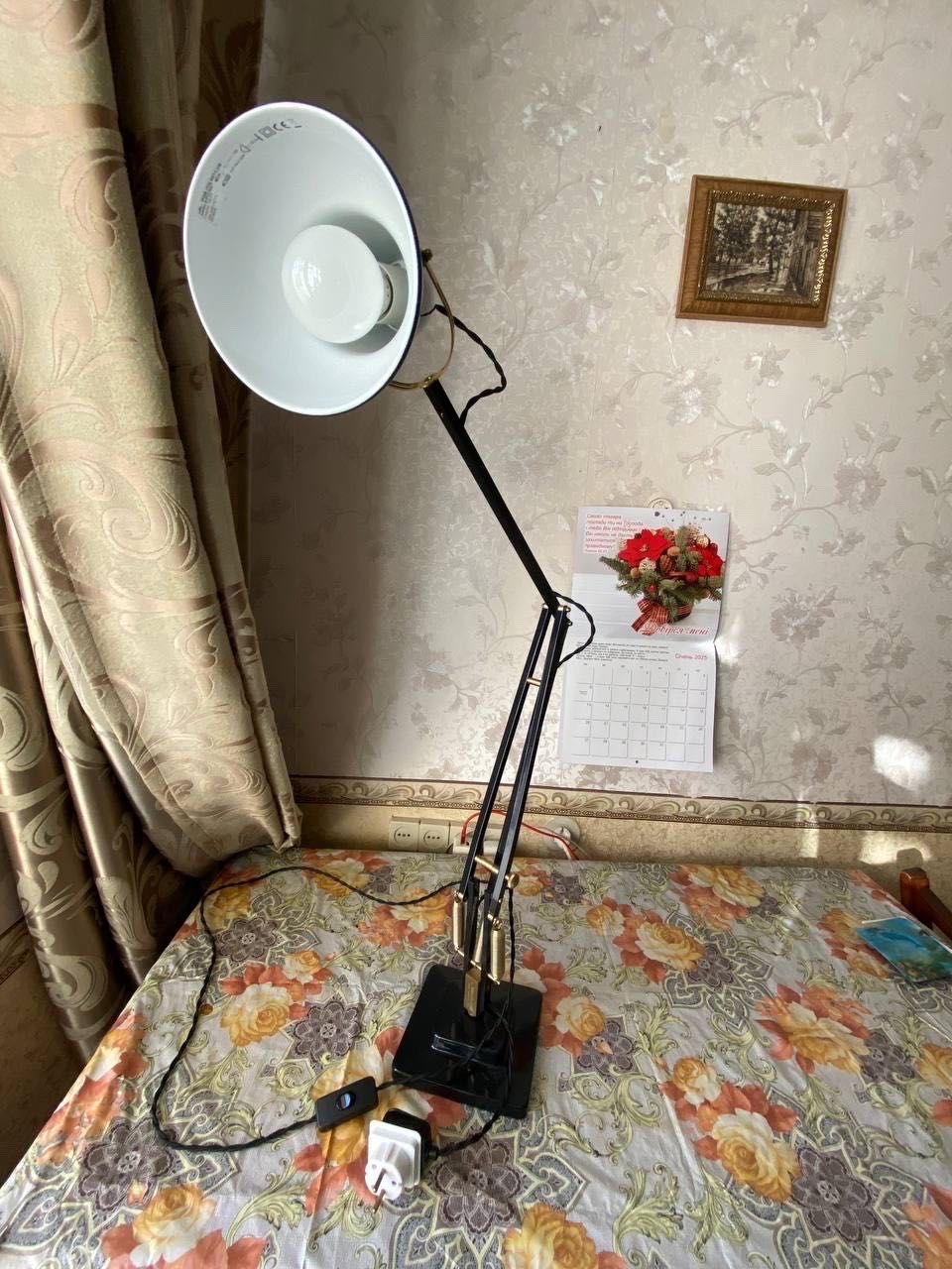 Лампа настольная Anglepoise Original 1227 Brass Desk Lamp Deep Slate