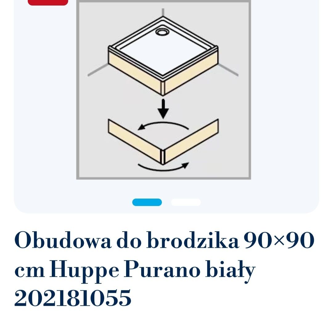 HUPPE obudowa do brodzika prysznicowego