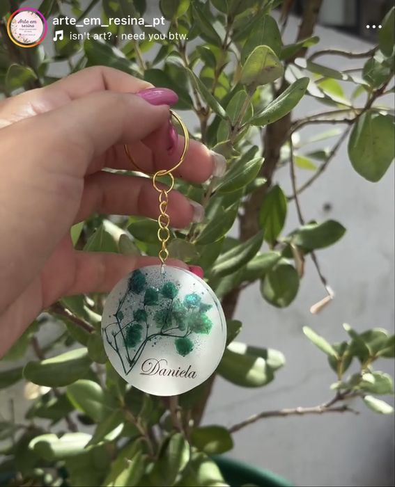 Porta-chaves personalizado com o teu nome