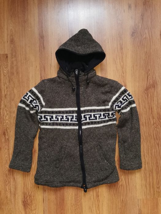 Kurtka wełniana handmade Made in Nepal 100% wool XL