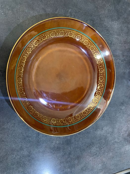 Nowy talerz Pruszków porcelit prl