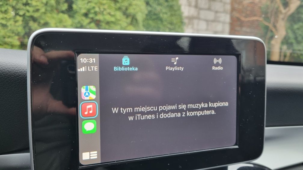 Aktywacja CarPlay Android Auto AMG MENU Mercedes Zdalnie