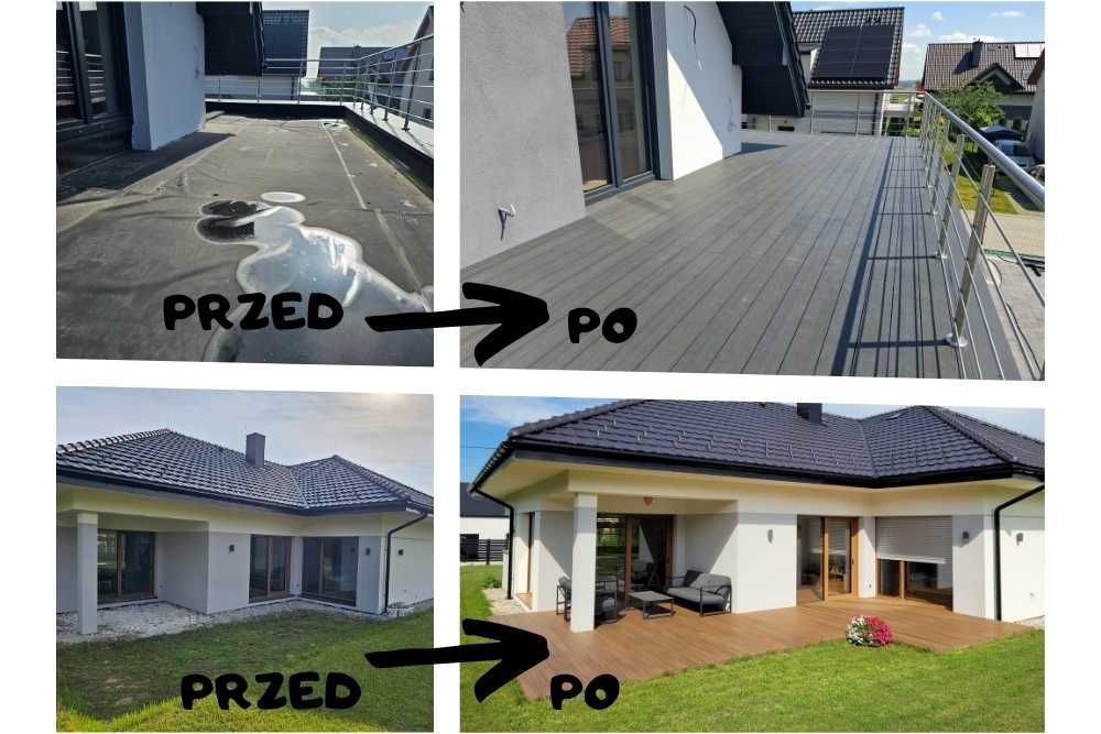 Deska kompozytowa tarasowa 3D - II generacja - drewnopodobna