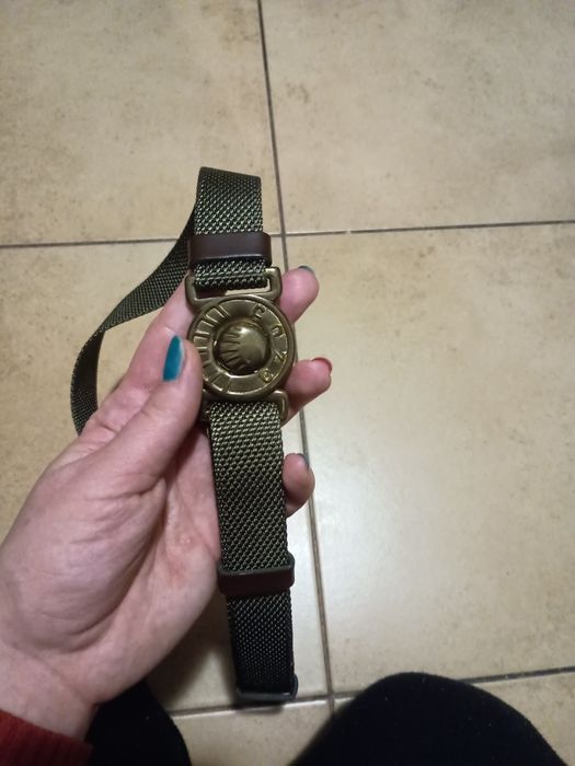 pas zuchowy zielony parciany