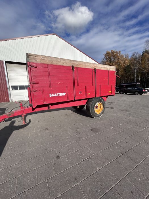 Przyczepa rolnicza zbożowa kiper Baastrup 7 ton