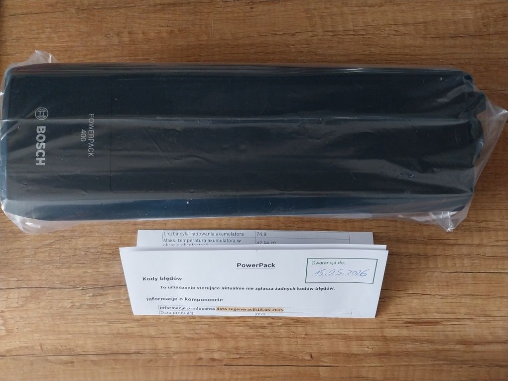 Bateria Bosch powerpack 400 500 Gwarancja