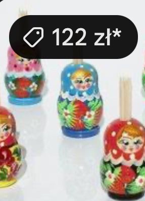 Drewniany pojemniczek na wykalaczki