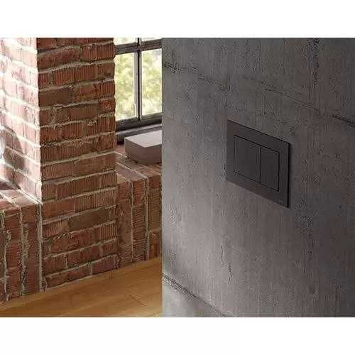 Панель змиву для унітазу TECE now, чорна матова 9240407