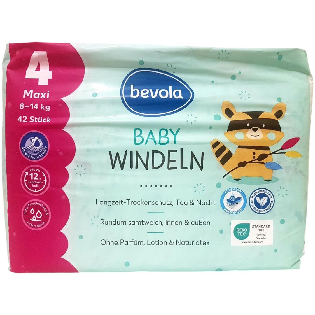 Підгузки Bevola 4,4+,5,5+,6