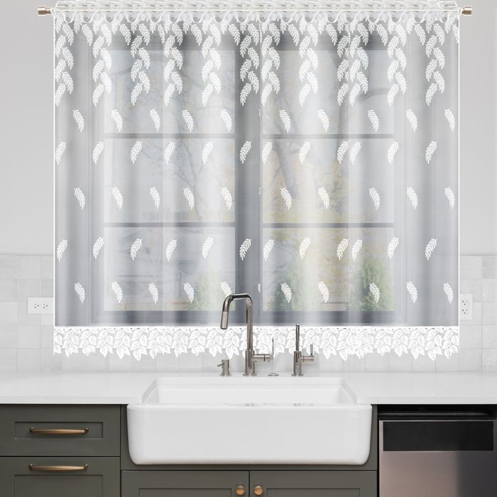 Firana gotowa z markizety 120x300 z gipiurą