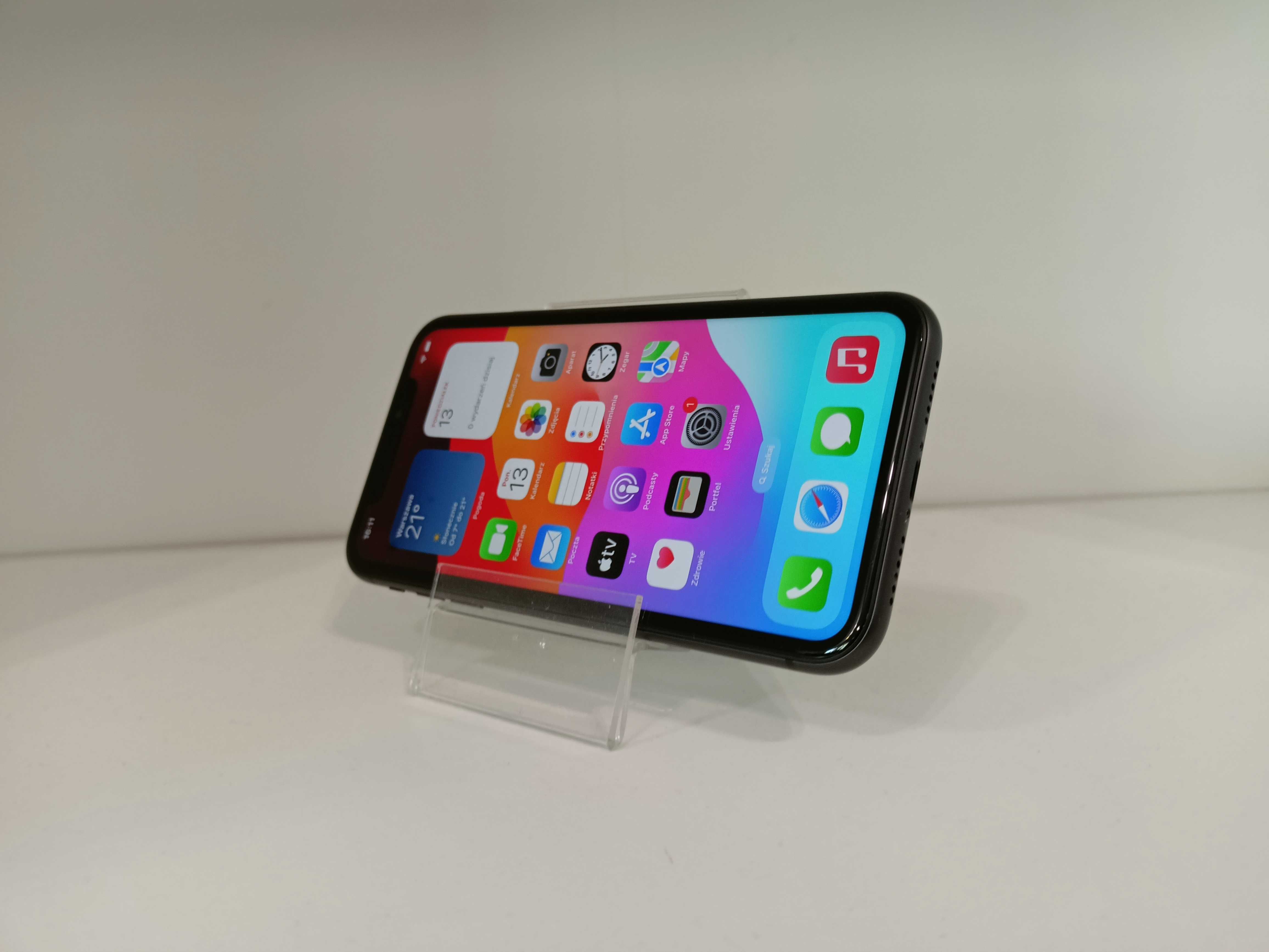 iPhone 11 A2111 64gb 2x12Mpx Bateria 94% Rok Gwarancji FV23% RATY 0%