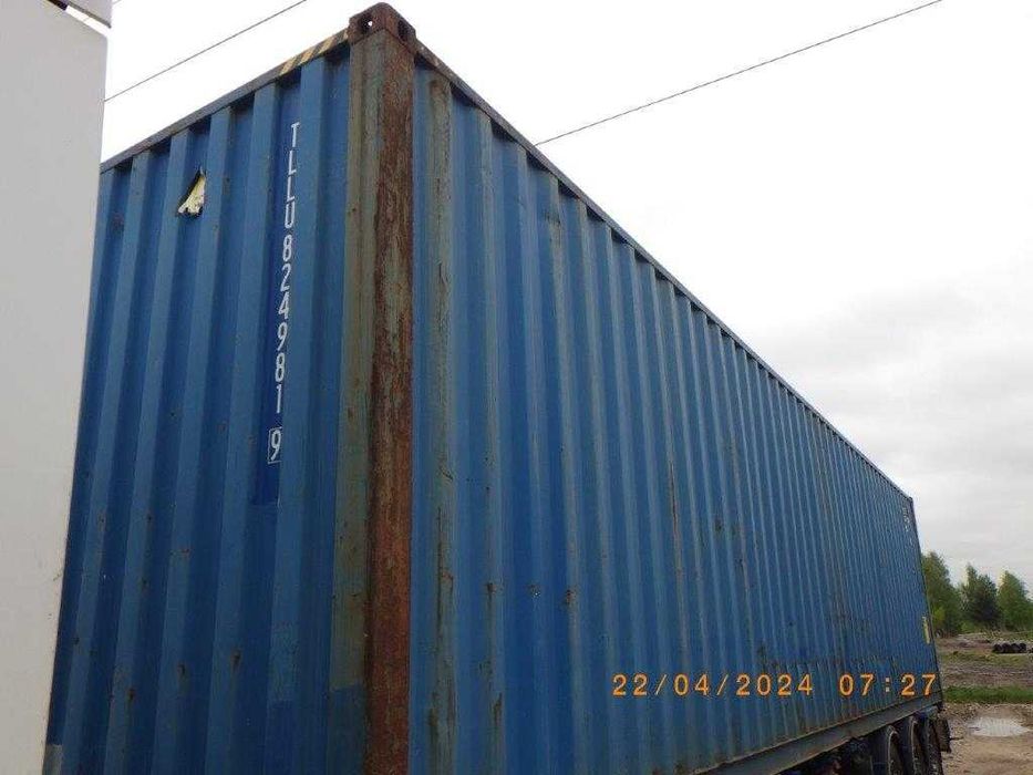 Kontener 40'HC, morski, używany - ilość ograniczona, promocja.
