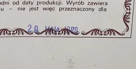 Baryłki czekoladowe z likworem pudełko Wedel PRL 22 lipca 1980