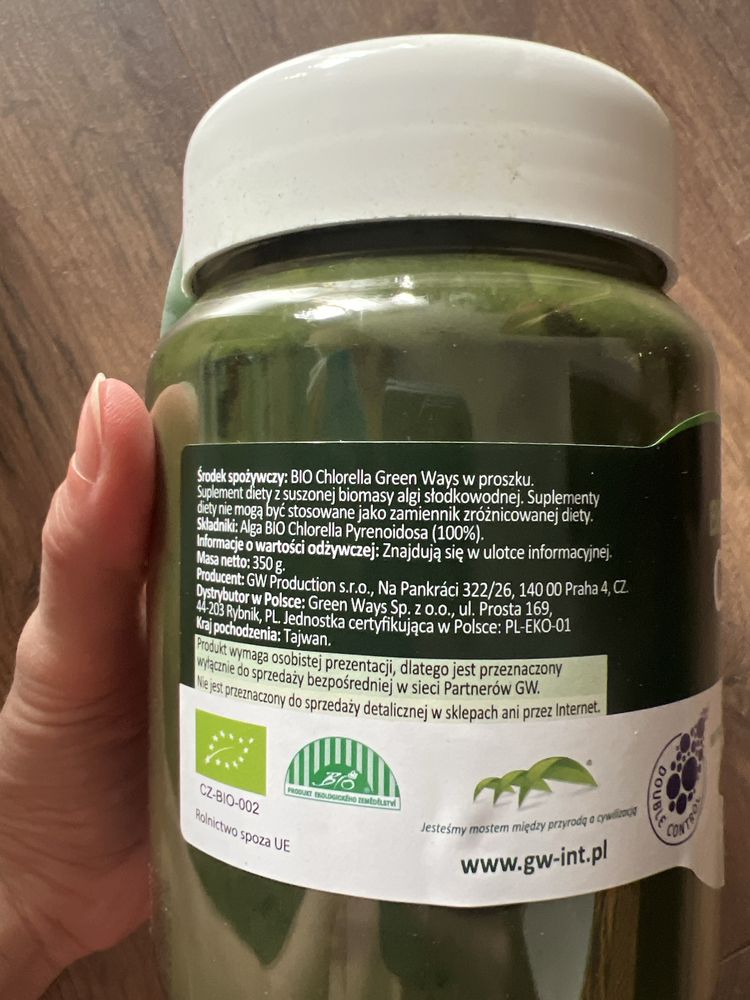 Chlorella w Proszku Green Way