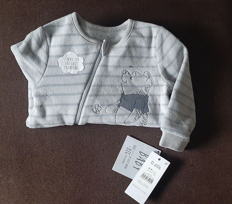 Śpiochy pajac piżamka Kubuś Puchatek