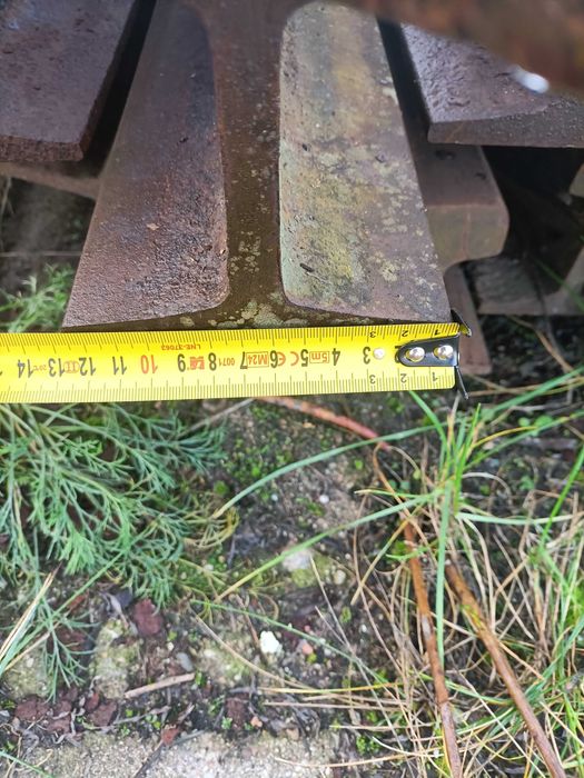 Szyny kolejowe 10 metrowe.