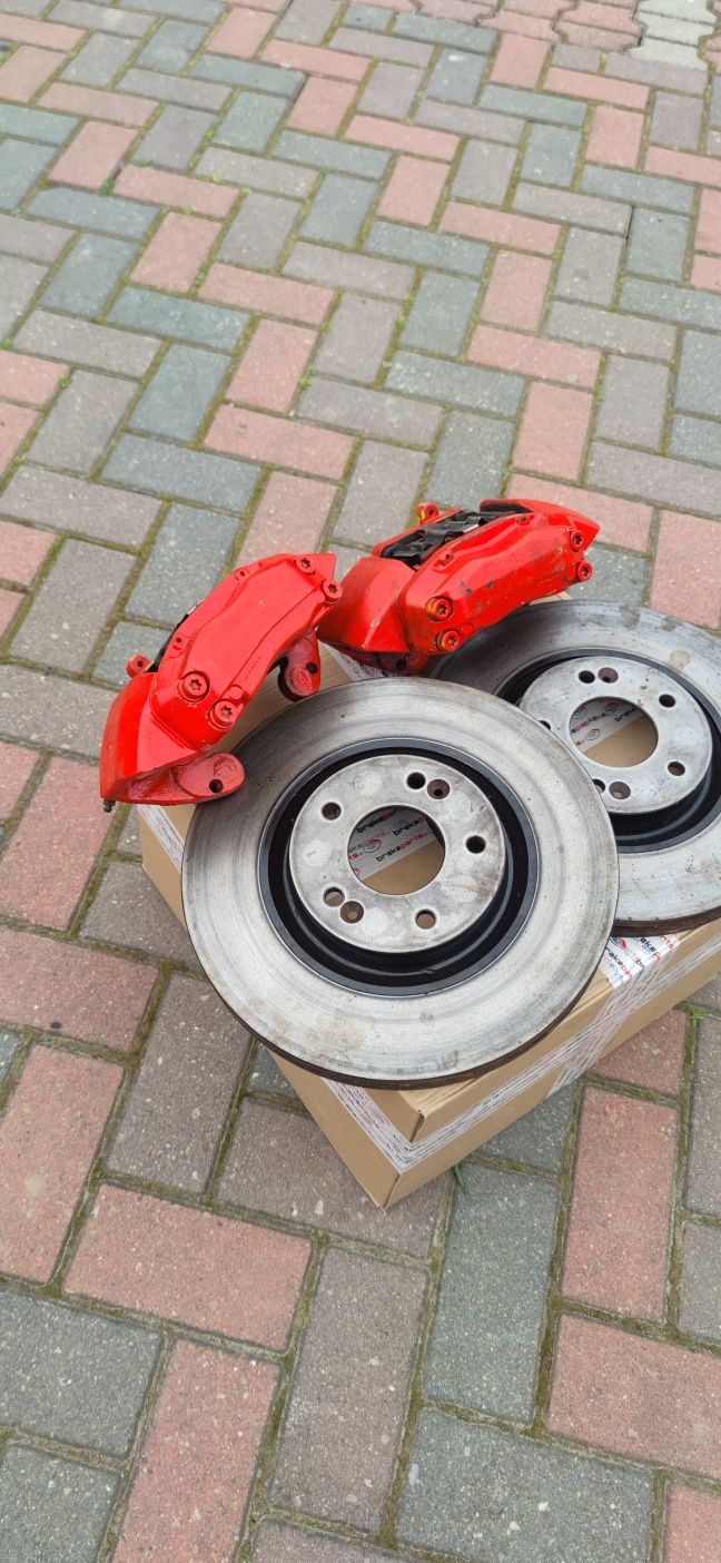 Zaciski hamulcowe brembo 4tłok + tarcze 320mm do Honda Accord itp