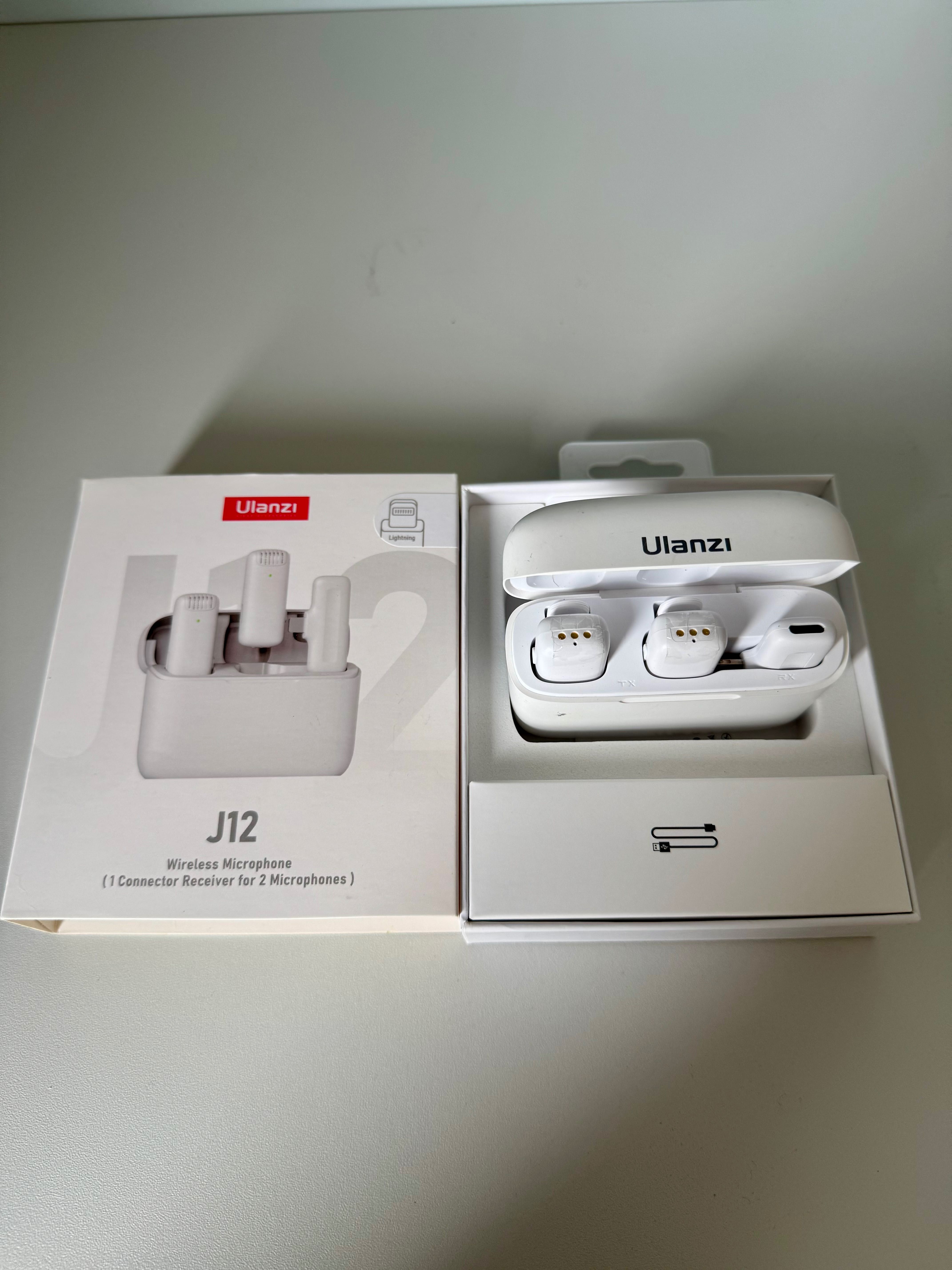 Bezprzewodowe zestaw mikrofonowy Ulanzi J12 IPhone