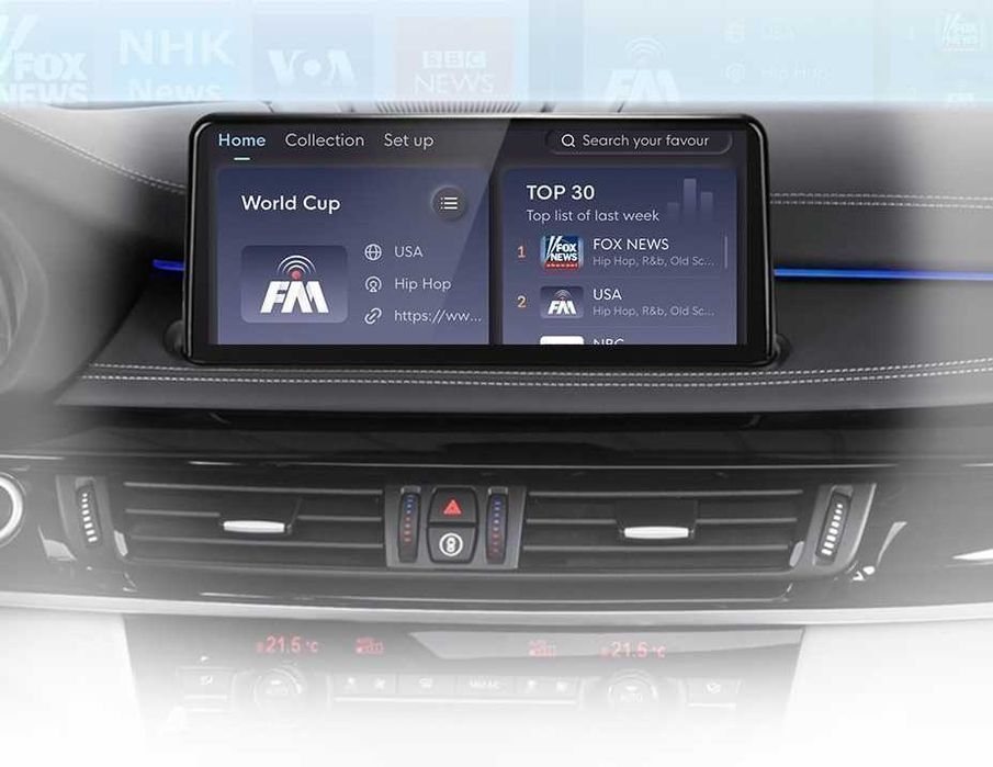 Radio Android CarPlay DSP NBT BMW X5 F15/X6 F16 2013–2019