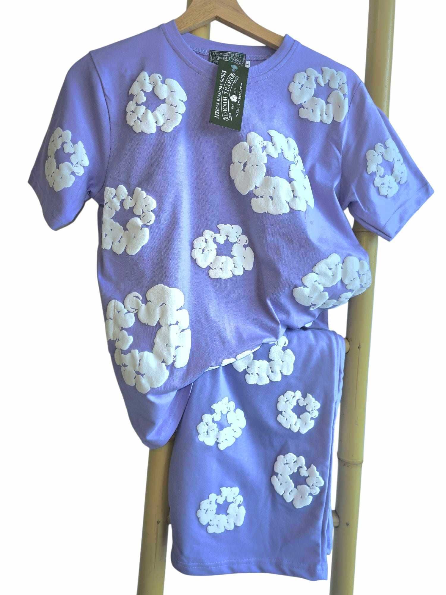 Conjunto de calção com t-shirt de Verão
