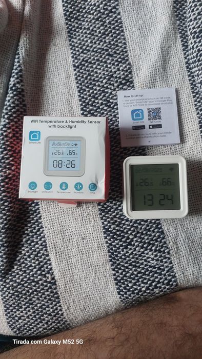Sensor temperatura e humidade  ecrã