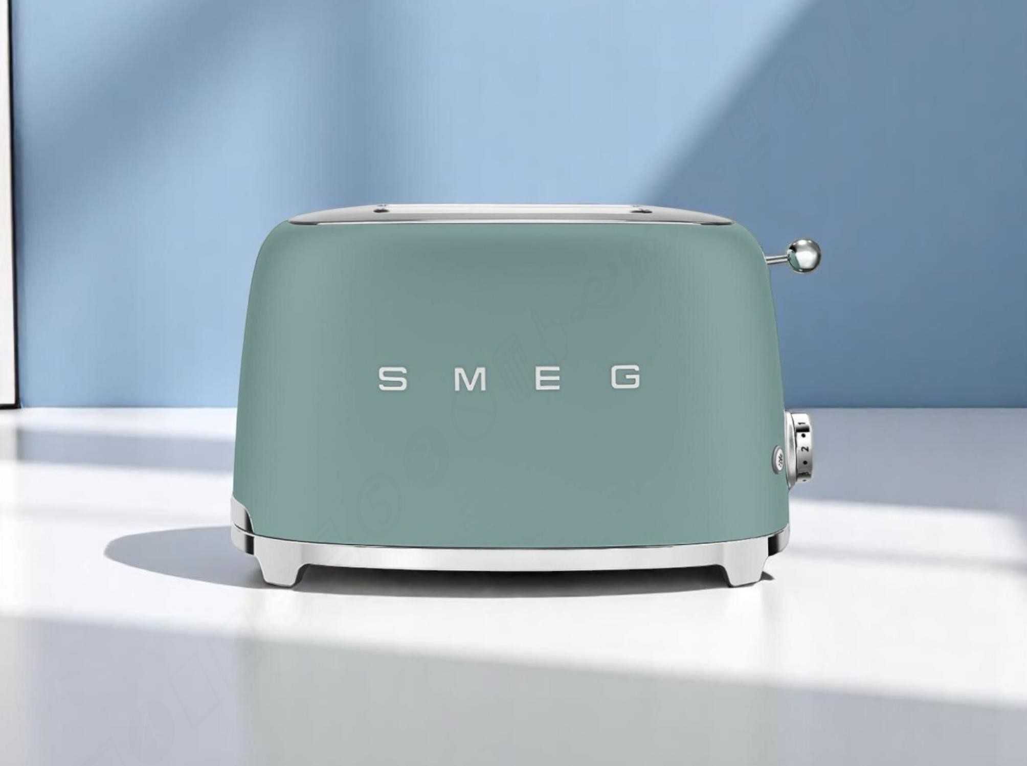 Тостер SMEG TSF01EGMEU зелений мат | Гарантія, доставка