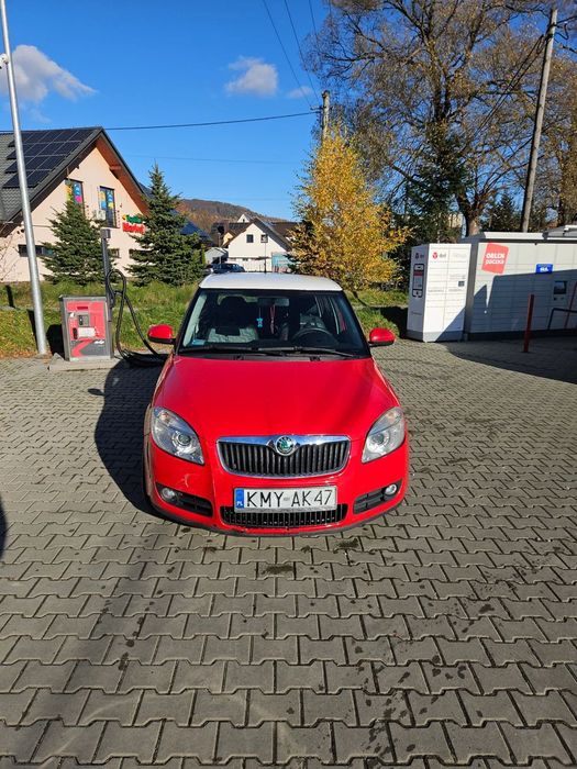 Skoda Fabia Skoda fabia na GAZ, Benzyna LPG, czerwone, klimatyzacja