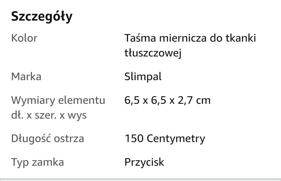 Cyfrowa taśma miernicza do ciała