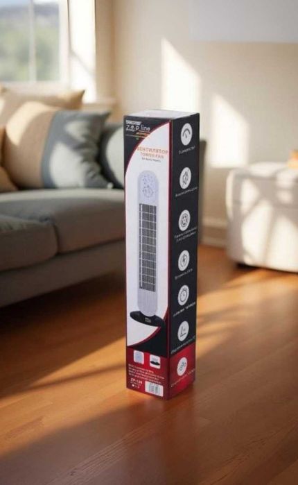 Вентилятор підлоговий з поворотом і таймером 500вт зручний