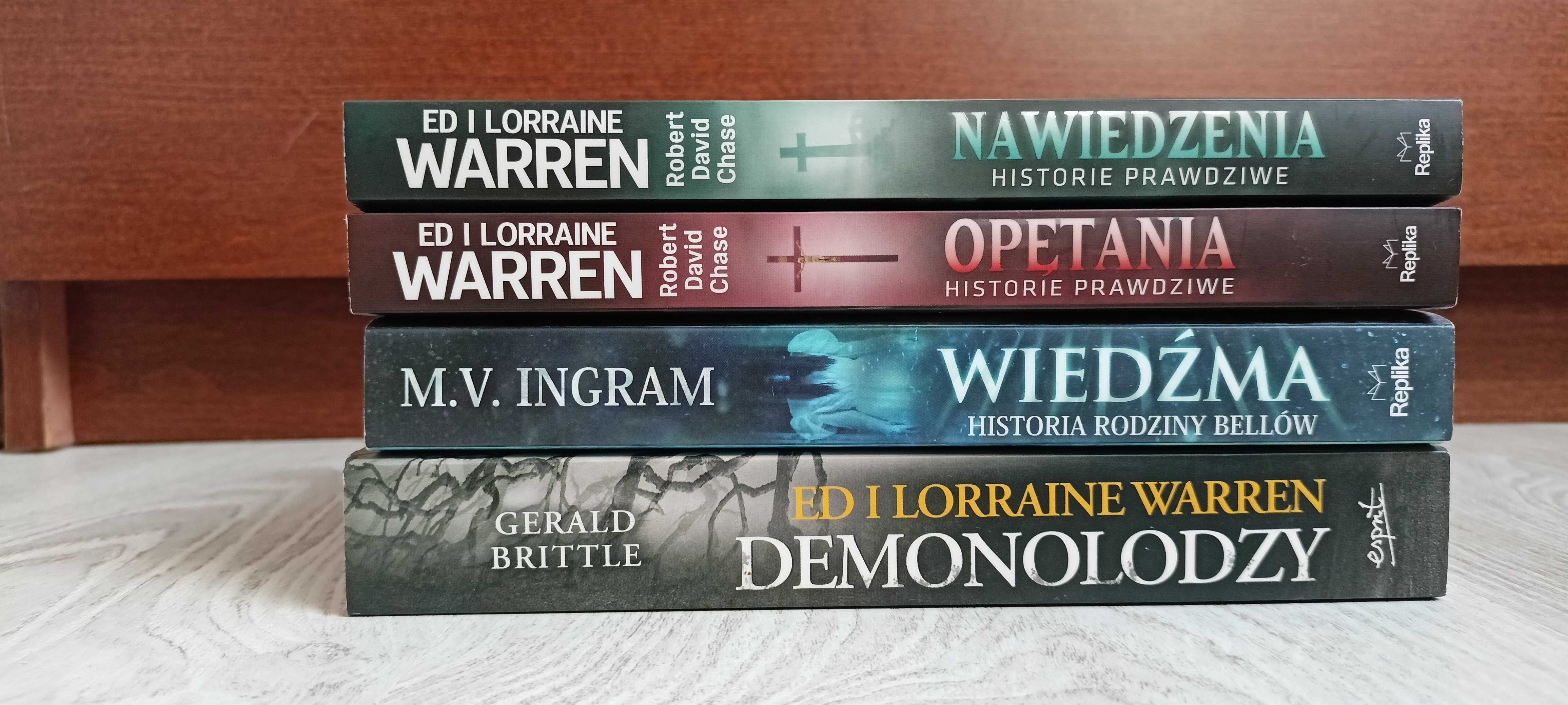 4x Ed Lorraine Warren Demonolodzy Nawiedzenia Opętania Wiedźma Bellów