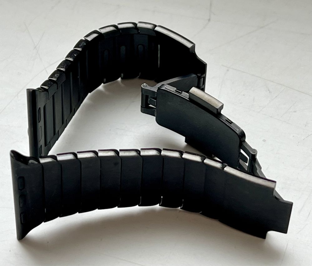Apple Watch 42mm Space Black Stainless Steel Link Bracelet ( MJ482 )