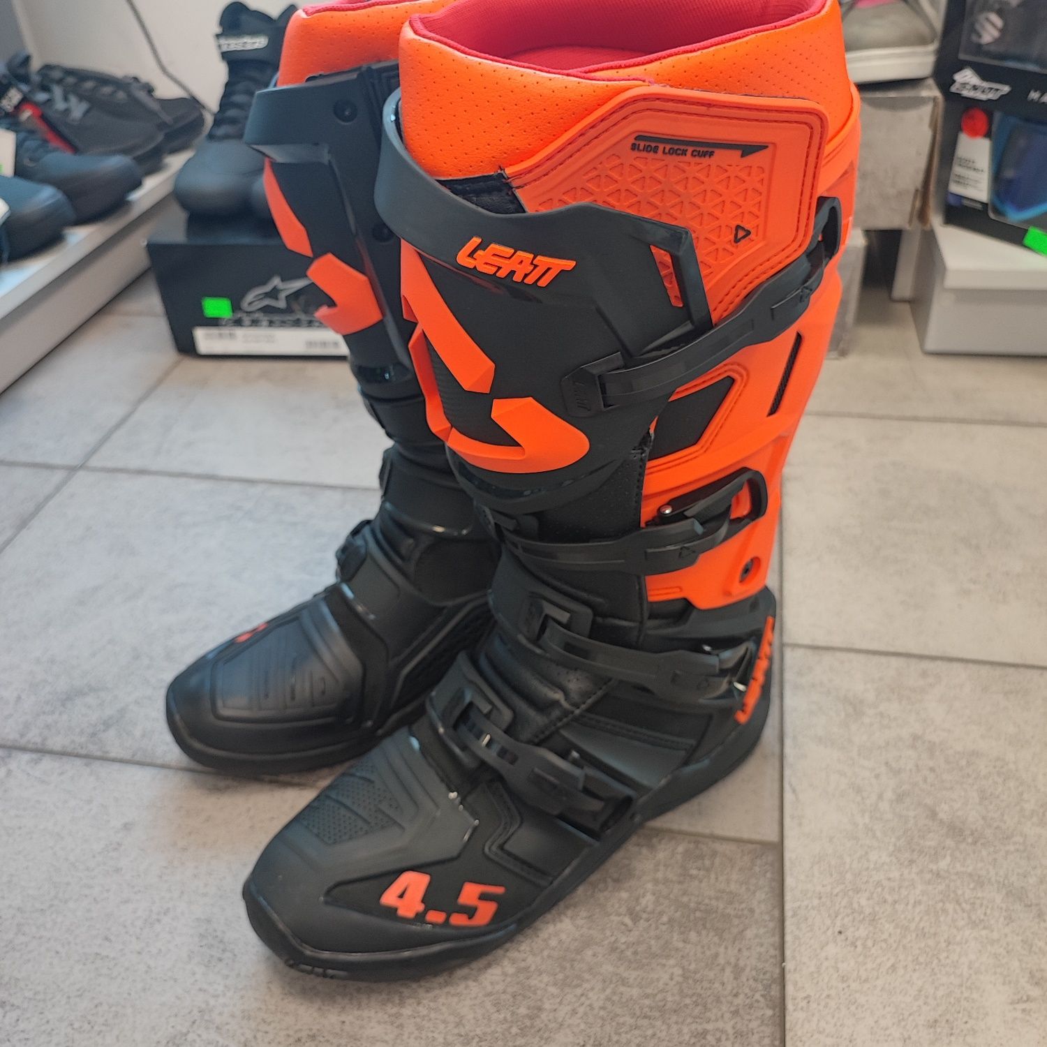 Buty LEATT CROSS 4.5 czarny/pomarańczowy