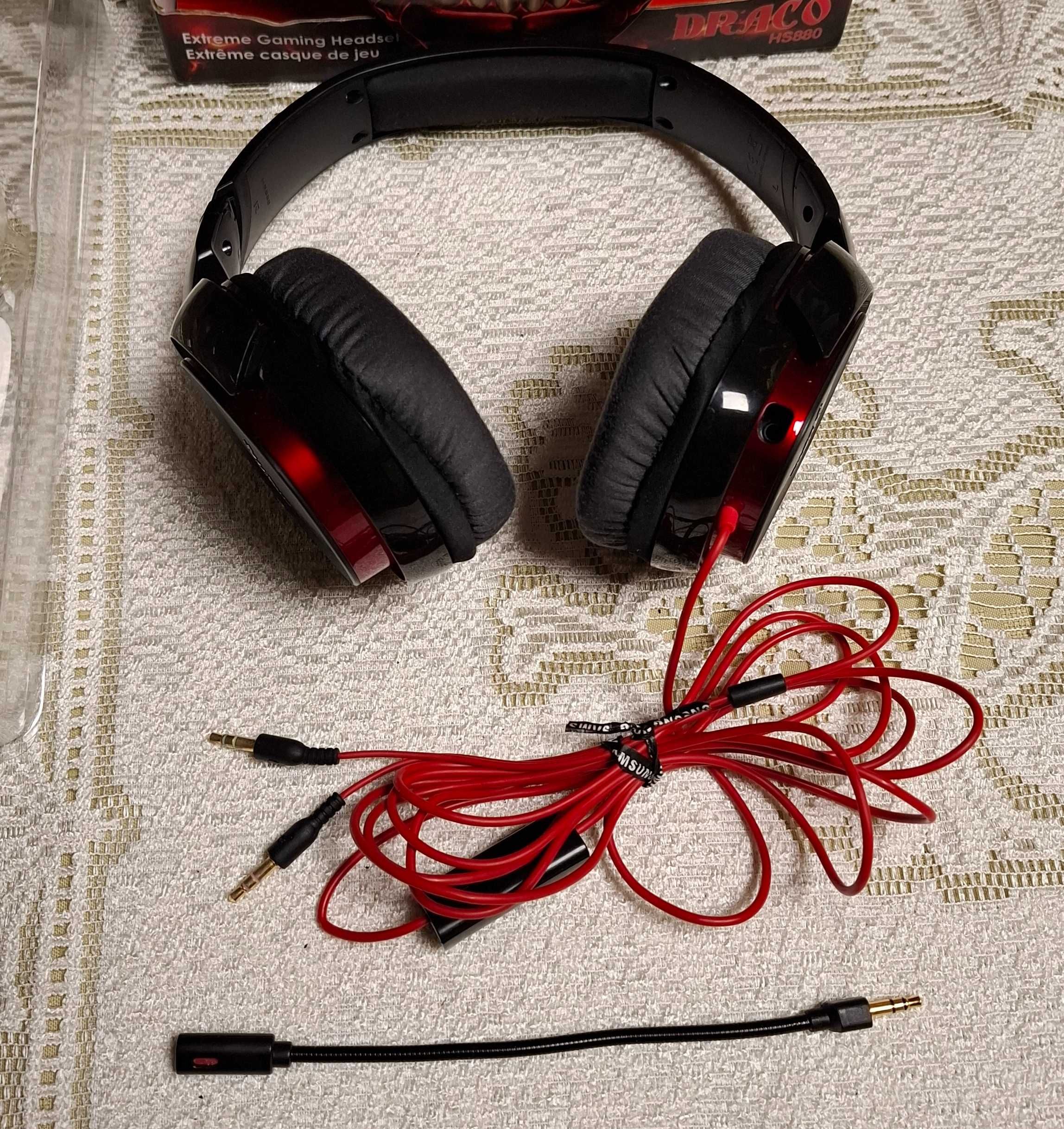 Słuchawki przewodowe z mikrofonem Creative Draco HS-880