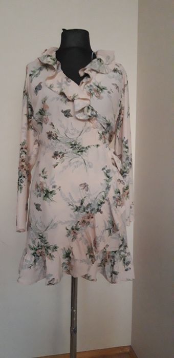 Śliczna kopertowa sukienka 38 M