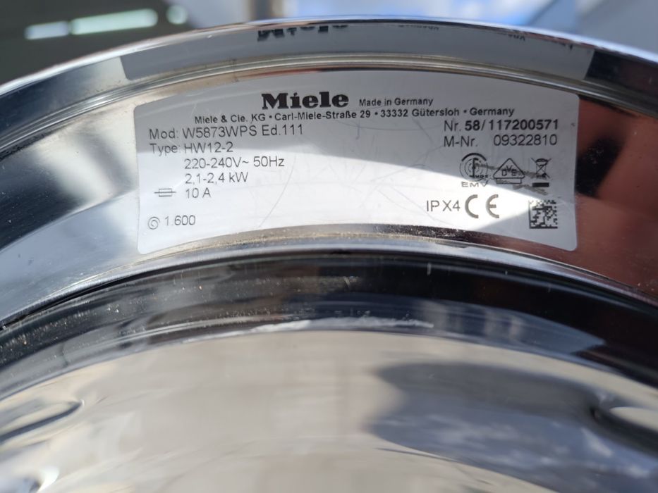 Комплект пралка та сушка Miele