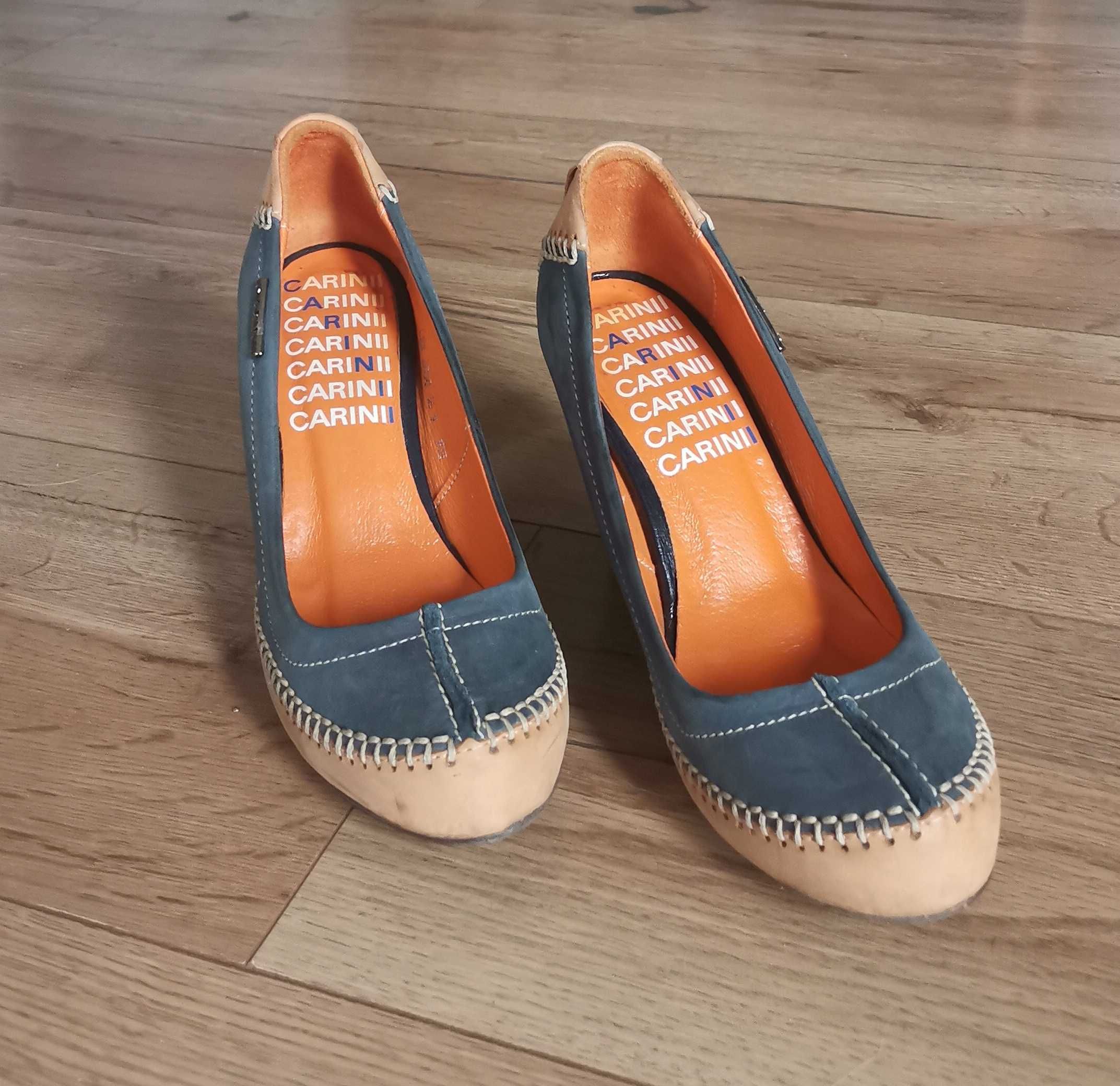 Buty na wysokim obcasie Carinii oryginalne #skóra naturalna