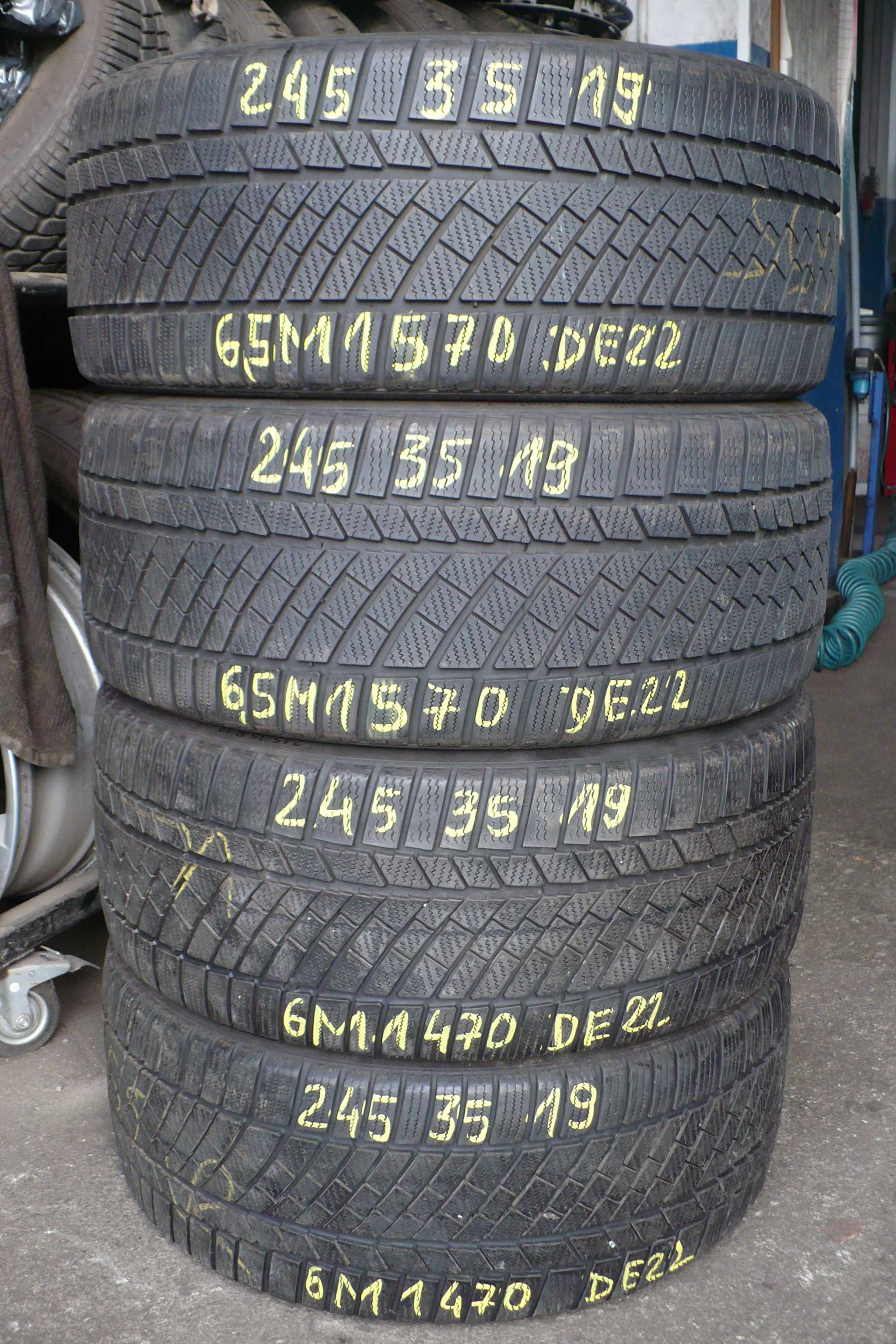 Opony Continental TS830P 245/35R19 93W XL Zimowe 6mm 2szt.