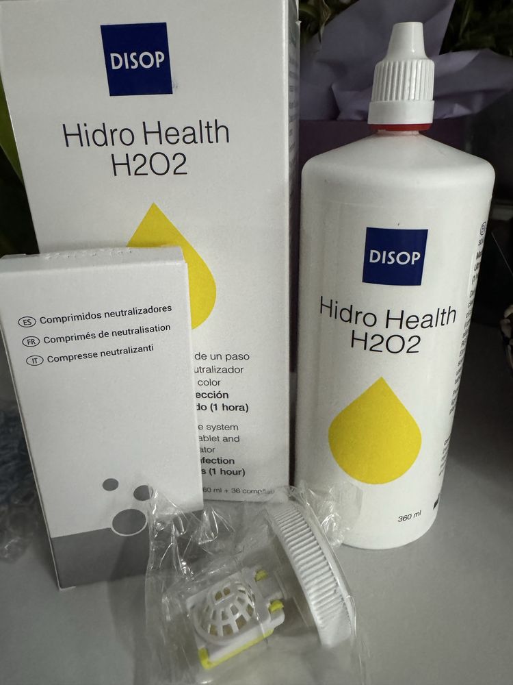 Пероксидна система для очищення контактних лінз HIDRO HEALTH H2O2