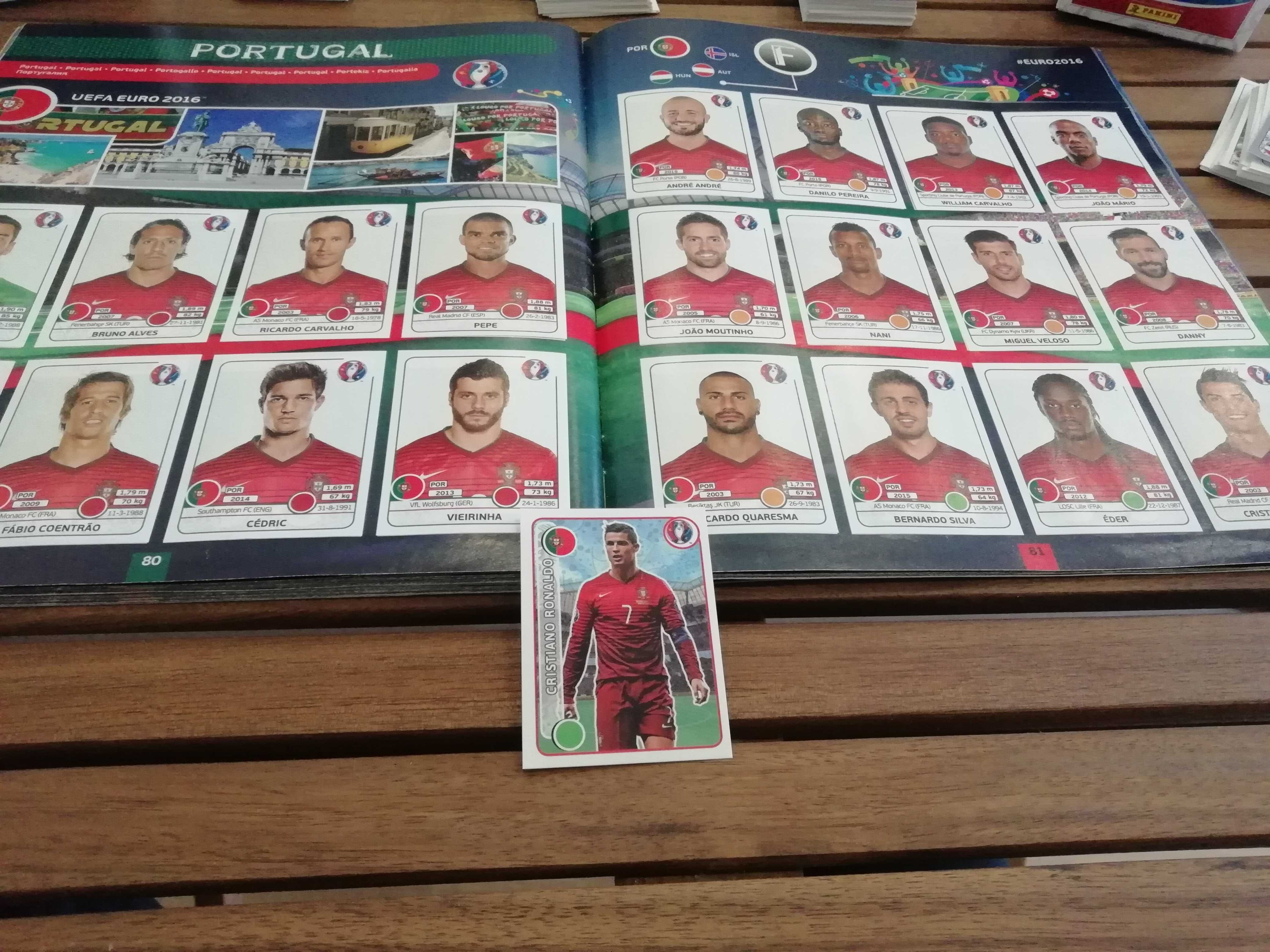 Cromos Euro 2016 França Panini