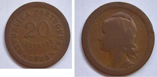 Moeda 20 centavos 1925