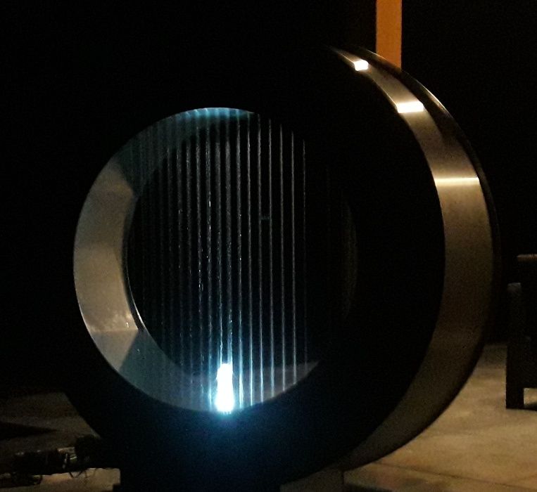 FONTANNA OGRODOWA ze stali nierdzedwnej, ELIPSA 200 cm. Fontanny ogrod