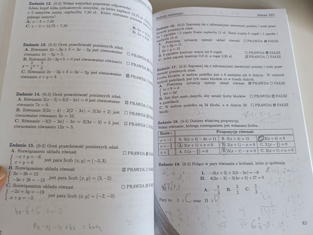 Egzamin Gimnazjalny z matematyki