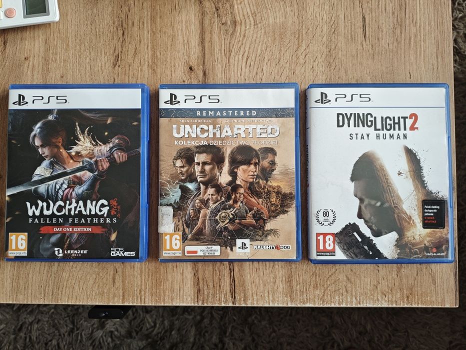 Gry ps5, daing light 2, wuchang, uncharted