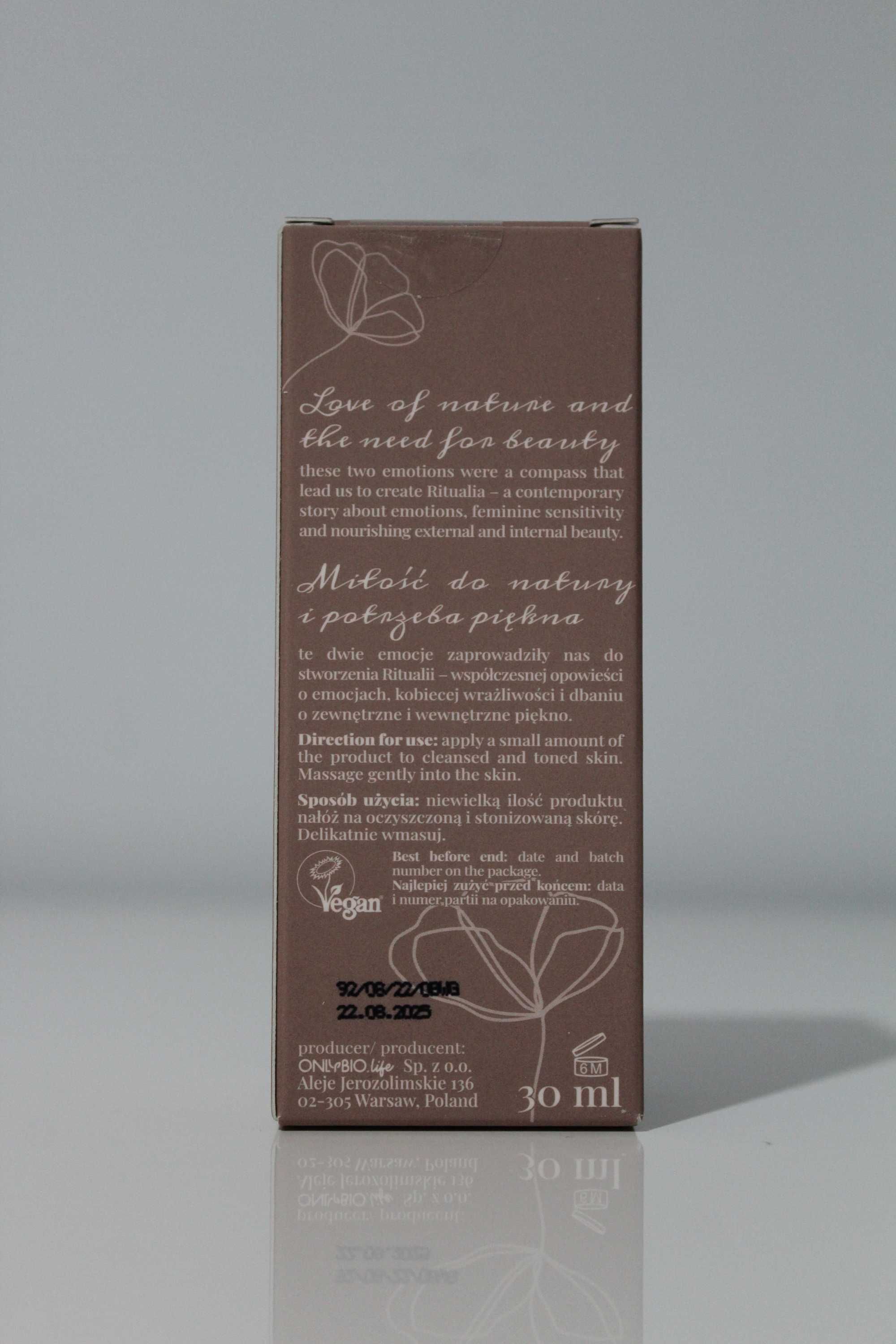 ONLYBIO Ritualia TRANQUILITY Serum do twarzy dodające blasku 30 ml