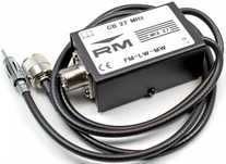 Nowy Spliter CB/FM RM MIX 27  antena radia z anteną cb 2w1